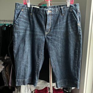 BANANA REPUBLIC Modern Straight Leg Denim Shorts